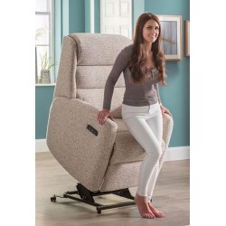 Somersby Petite Single Motor Riser Recliner - ZERO RATE VAT -  5 Year Guardsman Furniture Protection Included For Free!