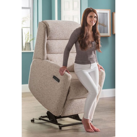 Somersby Dual Motor Riser Recliner Chair Zero VAT - PETITE - 5 Year Guardsman Furniture Protection Included For Free!