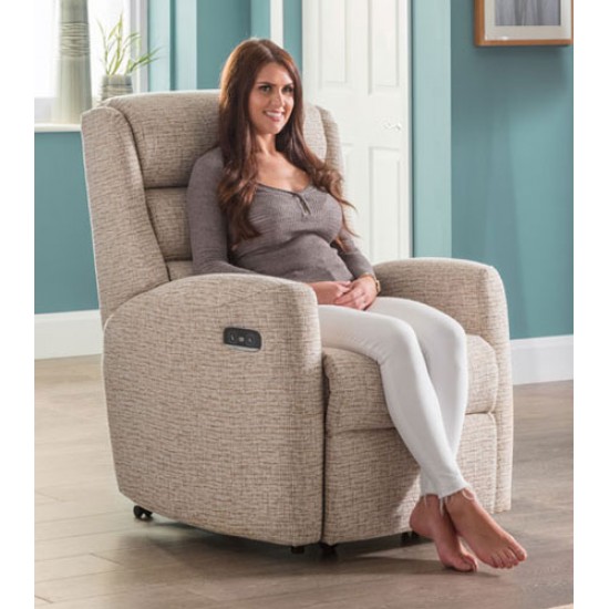 Somersby Petite Single Motor Powered Recliner - 5 Year Guardsman Furniture Protection Included For Free!