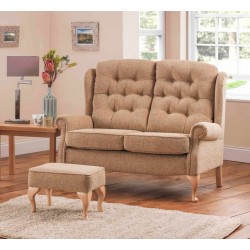 Woburn Legged Standard 2 Str Fixed Settee - 5 Year Guardsman Furniture Protection Included For Free!