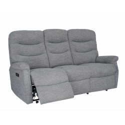 Hollingwell Standard 3 Seater Dual Motor Power Recliner Sofa - 5 Year Guardsman Furniture Protection Included For Free!