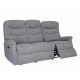 Hollingwell Standard 3 Seater Dual Motor Power Recliner Sofa - 5 Year Guardsman Furniture Protection Included For Free!