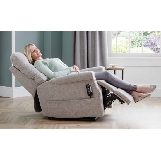 Sandhurst Single Motor Riser Recliner Chair Zero VAT - STANDARD - 5 Year Guardsman Furniture Protection Included For Free!